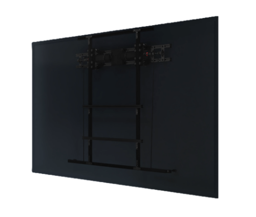 100% Concealed mount for TVs above 80 inches and 100 pounds